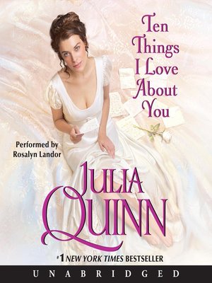 Ten Things I Love About You - Audiobook